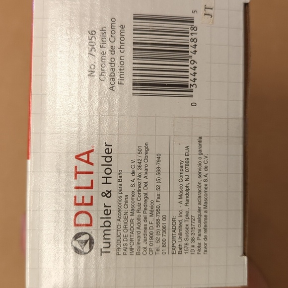 Delta Victorian 75056 Tumbler & Toothbrush Holder Chrome - Picture 2 of 4